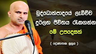 බුද්ධොත්පාදයේ ලැබිච්ච දුර්ලභ ජීවිතය රැකගන්න මේ උපදෙසත්   ven_viharagama_sirinanda_himi