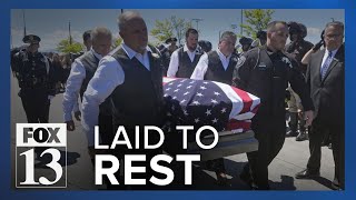 Family says final goodbyes during funeral honoring Sgt. Bill Hooser