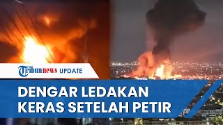 DETIK-DETIK 2 LEDAKAN BESAR di Depo Pertamina Plumpang Jakarta Utara Sebelum Kebakaran Maut Terjadi