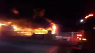 Humboldt Bay Fire Puts Out Large Warehouse Fire at Commercial and 2nd Streets