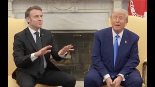 Macron corrige a Trump frente a los medios de comunicación