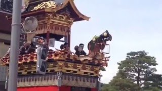 春の高山祭 三番叟からくり奉納