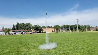 Estes Riptide Model Rocket Launch