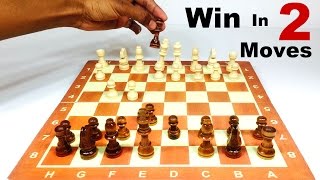 HOW TO WIN CHESS IN 2 MOVES in HINDI