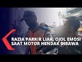 Razia Parkir Liar di Beberapa Lokasi di Jakarta, Ojol Emosi Hingga Panik Selamatkan Sepeda Motor!