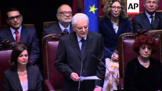 Mattarella sworn in as new president