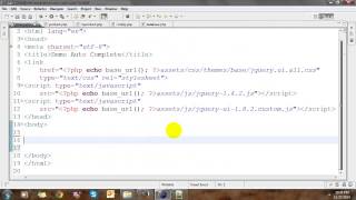 Codeigniter AutoComplete Search