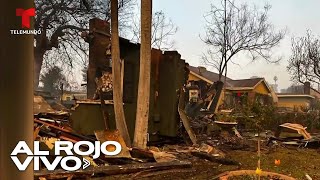 Familia hispana logra salvar su casa de los devastadores incendios en California