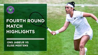 Elise Mertens vs Ons Jabeur | Match Highlights | Wimbledon 2022