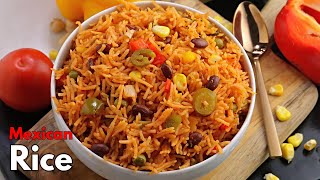 మెక్సికన్ రైస్ || Quick \u0026 Easy Mexican Rice recipe in Telugu || Simple One pot Recipe |@VismaiFood