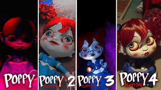 Poppy Evolution - Poppy Playtime: Chapter 1-4 Comparison (4K Showcase)