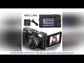 4k digital camera for photography and video autofocus anti shake 48mp compact vlogging camera 3 18