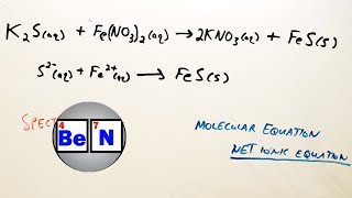 Double Replacement Precipitation Reaction, Complete Example