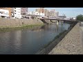 鹿児島市☆甲突川☆昭和橋〜新上橋付近♪　２０１３年６月４日