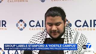 ABC7 Covered CAIR-SFBA's Press Conference, Designating Stanford University as a \