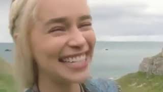 Emilia Clarke laughs - hahaha 😂😂😂