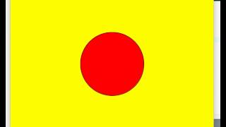 Oscillating circle with Processing