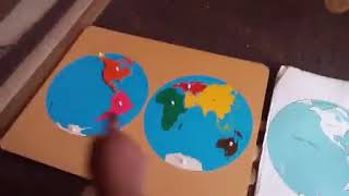 Montessori Cultural Activity Presentation On Ocean Map