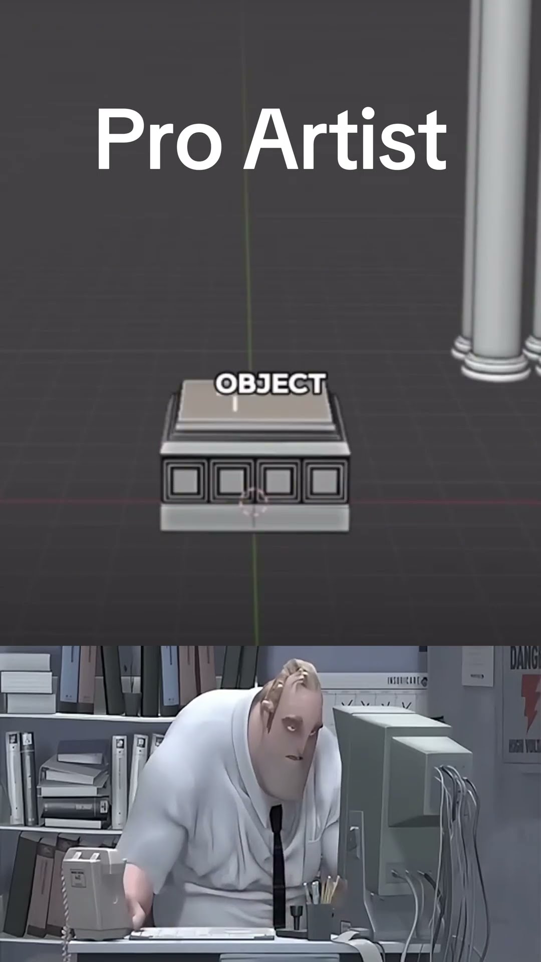 Noob Vs Pro Artist Align Objects In Blender Blender Blendertutorial Noob Vs Pro Artist Align Objects In Blender Blender Blendertutorial
