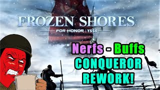 For Honor Y5S4 FROZEN SHORES Season - Orochi, Raider, Shugoki NERFS, Shinobi OUT! Conqueror REWORK!