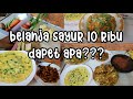 Belanja sayur 10 ribu hari ini