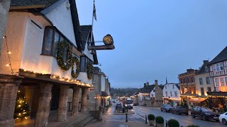 Cozy Winter Morning Walk Around Burford: Christmas Lights in the Cotswolds