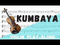 Kumbaya for Violin. Play-Along/Backing Track. Free Music!