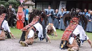 入曽の獅子舞・金剛院（後）