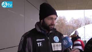 Interview mit Cheftrainer Tobias Flitsch+Torszenen Testspiel Calcio LE