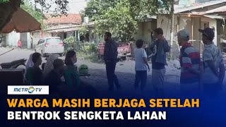 Warga Pancoran Buntu Masih Berjaga Setelah Bentrok Sengketa Lahan