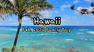 🇺🇲 Hawaii Family Trip V-log (양가부모님과 하와이 오아후 6박7일)