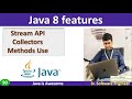 Stream API Collectors class method use | java 8 features