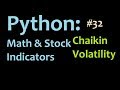 Python math and stocks: How to program the Chaikin Volatility