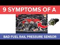 9 Bad Fuel Rail Pressure Sensor Symptoms  (& Replacement Cost)