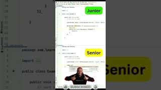 Junior vs Senior Backend developerBeginner vs Pro |#programming#java#interview#coding#backend