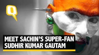 Meet Sudhir Kumar Gautam, India's Cricket Mascot \u0026 Sachin's Biggest Fan - The Quint