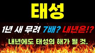 [태성 주가전망] 1년 새 무려 7배? 내년은!? 내년에도 태성의 해가 될 것.