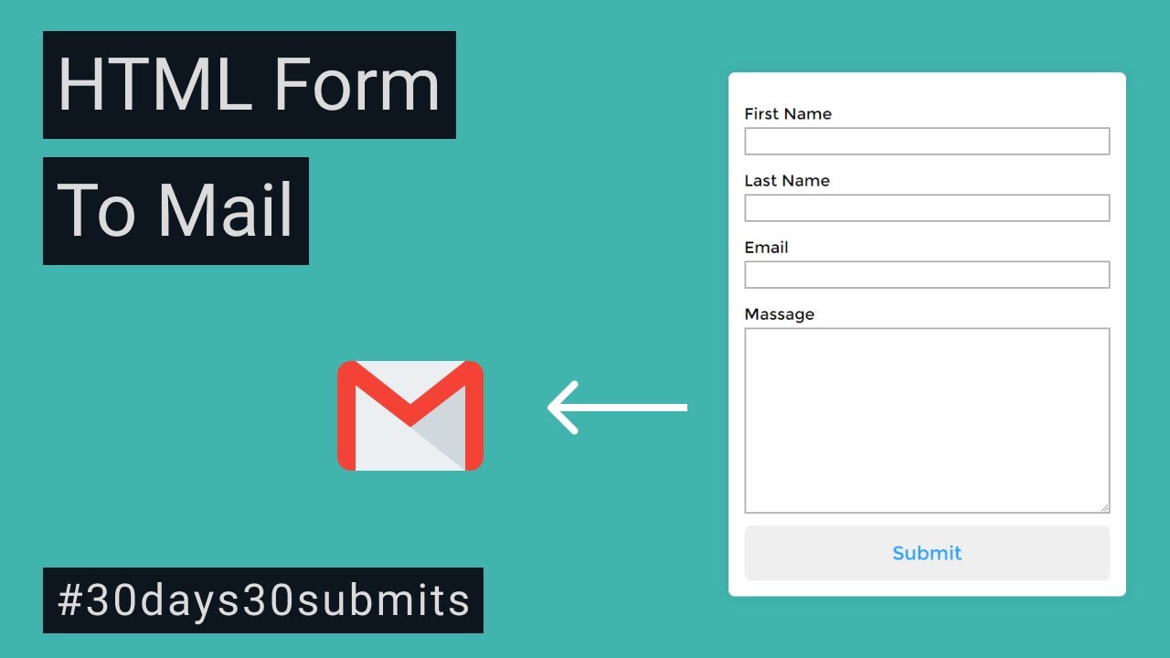 Html Form To Mail Create Full Functional Html Form Without Any Back End Html Form To Mail Create Full Functional Html Form Without Any Back End