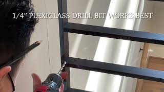 D.I.Y Plexiglass Installation Iron Railing