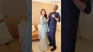 Hina Altaf and Agha Ali beautiful couples #new #viral #trendingshorts #youtubeshorts #subscribe #kar