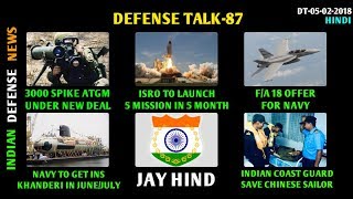 Indian Defence News,Defense Talk,Spike ATGM deal update,ins khanderi,F18 super hornet india,Hindi