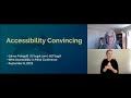 Lainey Feingold: Accessibility Convincing. Web Accessibility In Mind Conference