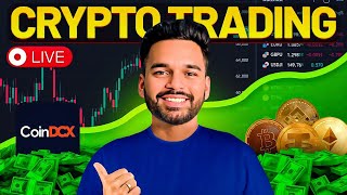 Crypto Currency Live Trading Session- COIN DCX