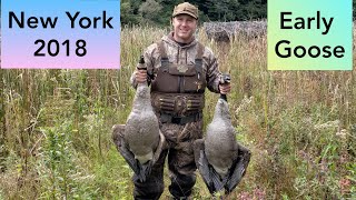 Goose Hunt 2018 || NY State Early Goose With the J-Rod