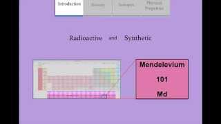 ChemWiki Elemental Minute: Mendelevium (Physical Properties)