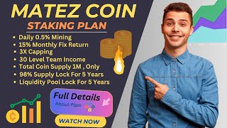 Matez Full plan | Matez Token | Matez coin | Matez Full plan in hindi | About Matez  #crypto