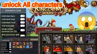 Kingdom Wars Hak , All Character Unlocked, All Level Unlocked and Unlimited Diamonds \u0026 Coins! 2023👍