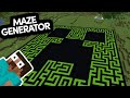 CRAZY Maze Generator Data Pack in Minecraft!