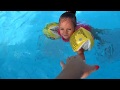 Funny Girlish stories - Lina wants to swim in the swimming pool