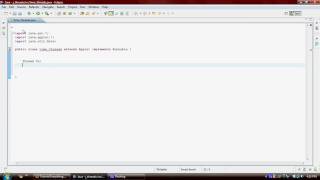 java applet tutorials 5/6 - Threads